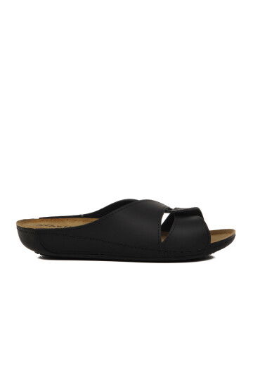 Black Lightweight Womens Slippers 08-001 Z