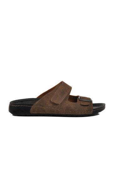 Mink Double-Strap Lightweight Mens Slippers 80-004 M