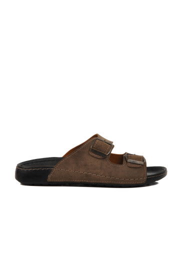Mink Double-Strap Mens Slippers 80-955 M