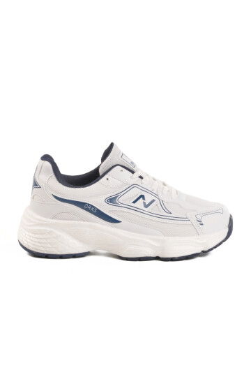 White Navy Mesh Unisex Sneakers 182 G