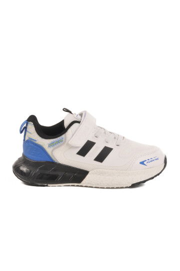 White Velcro Mesh Boys Sneakers Ukon F