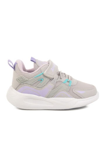 Ice Lilac Velcro Girls Sneakers 320 P