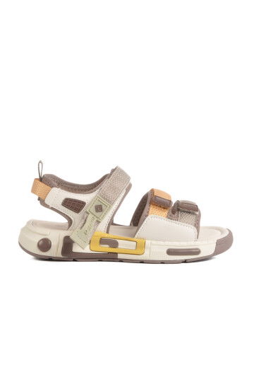 Cream Velcro Light Anatomical Boys Sandals 1947 F