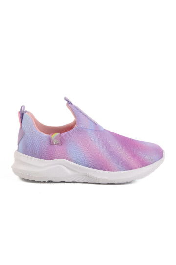 Lilac Mesh Lightweight Flexible Girls Sneakers Mary F
