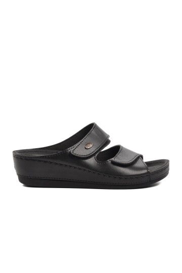 Black Anatomical Womens Slippers 15.009 Z