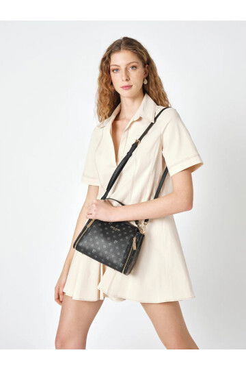 Black Womens Shoulder Bag 05PC25Y10320-MN