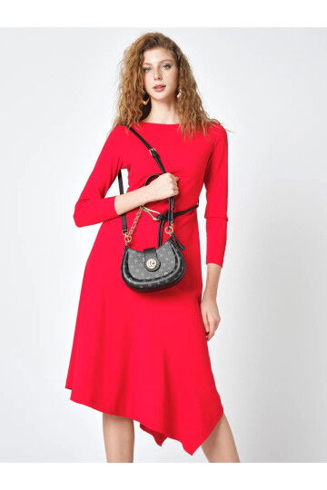 Black Womens Handbag and Shoulder Bag 05PC25Y10305-MN