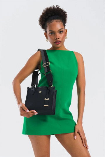 Black Womens Shoulder Bag US25139