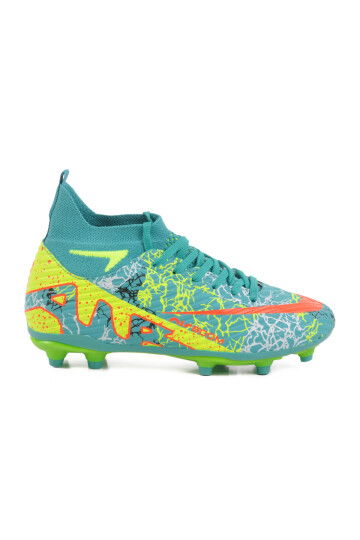 Unisex Cleats Air 600 G with Turquoise Yellow Socks