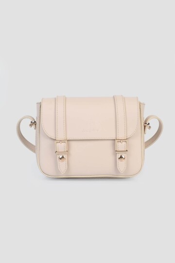 Beige Womens Shoulder Bag IM351-4