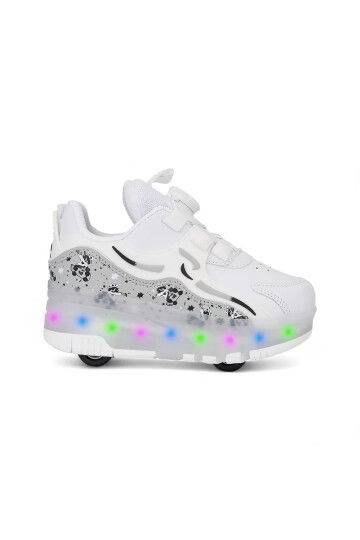 Nils White Light Skate Orthopedic Unisex Childrens Sports Shoes