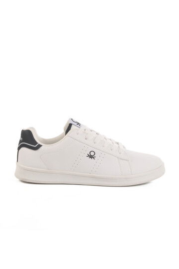 White Lace-Up Mens Sneakers BNI-11401 M