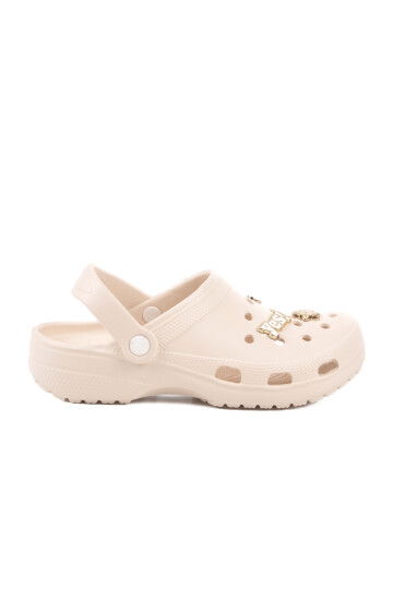 Ecru Eva Lightweight Womens Sabo Slippers 606 Z