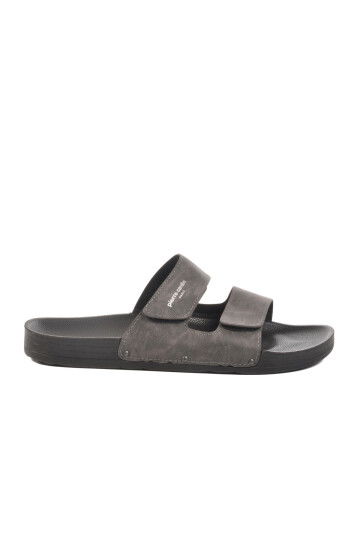 Smoked Velcro Large Size Mens Slippers PC-7039 M