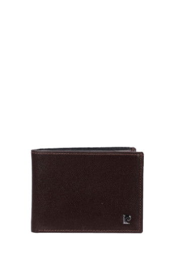 Brown Genuine Leather Mens Wallet 075
