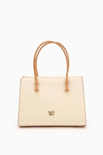 Cream Womens Hand and Shoulder Bag 930156