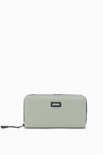 Mint Green Textile Womens Wallet 920004
