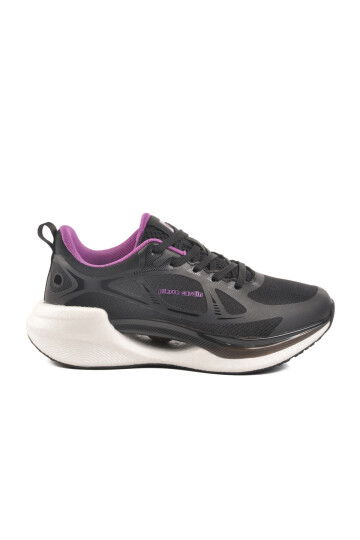 Black White Mesh Lightweight Flexible Sneakers PCI-11352 G