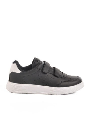 Black White Velcro Unisex Sneakers DRK158 G