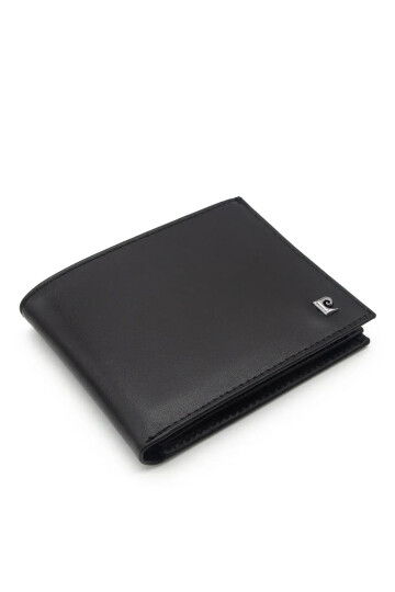 Black Genuine Leather Mens Wallet 2243
