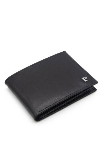 Black Genuine Leather Mens Wallet 3234
