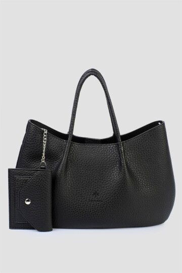 Black Womens Hand and Shoulder Bag IM576