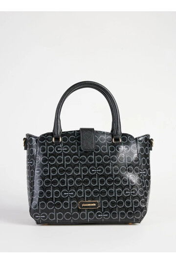 Black Womens Handbag and Shoulder Bag 05PC24K817-PMN