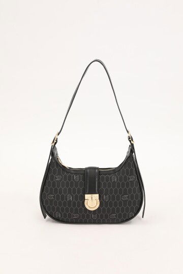 Black Womens Handbag and Shoulder Bag 930211