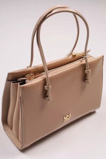 Mink Patent Leather Womens Hand and Shoulder Bag 930156