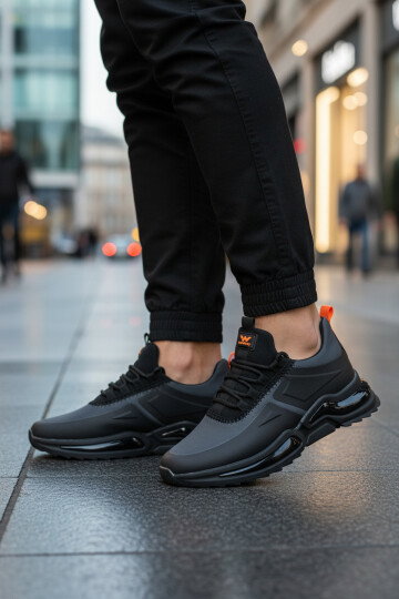 Smoked Laced Lightweight Flexible Mens Sneakers Than 836 M