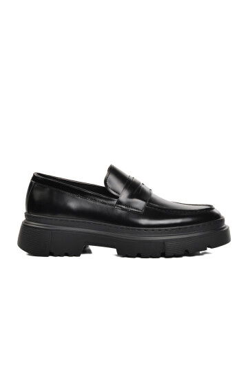 Black Open Wide Mold Mens Casual Shoes Premium 1308-5 M