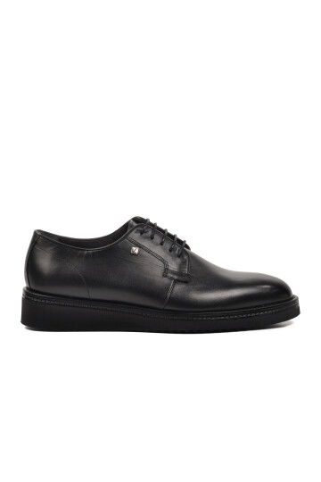 Black Genuine Leather Mens Classic Shoes 2980 M