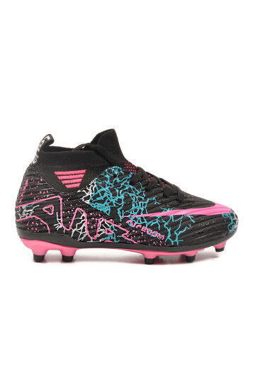 Black Fuchsia Socked Boys Football Cleats Air 600 F