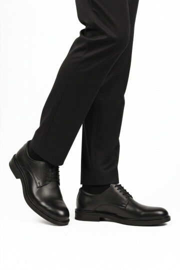 Black Genuine Leather Non-Slip Sole Mens Classic Shoes 623 M