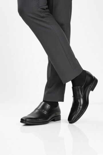 Black Genuine Leather Non-Slip Sole Mens Classic Shoes 974 M