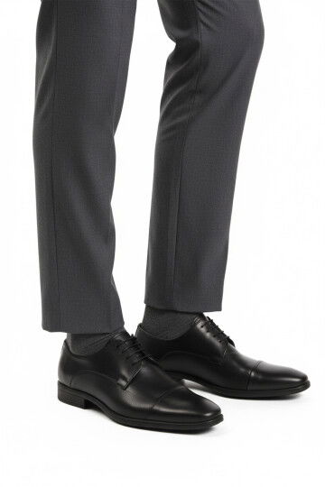 Black Genuine Leather Non-Slip Sole Mens Classic Shoes 977 M