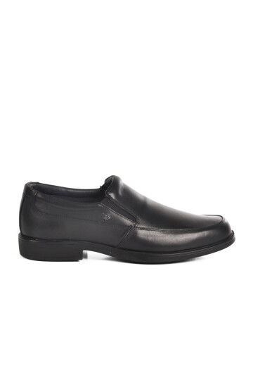 Black Genuine Leather Mens Classic Shoes 1889-KM