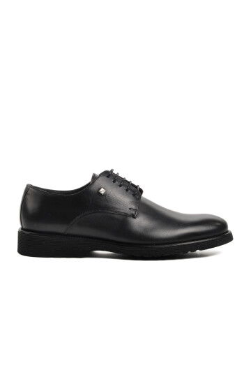 Black Genuine Leather Mens Classic Shoes 2798 M