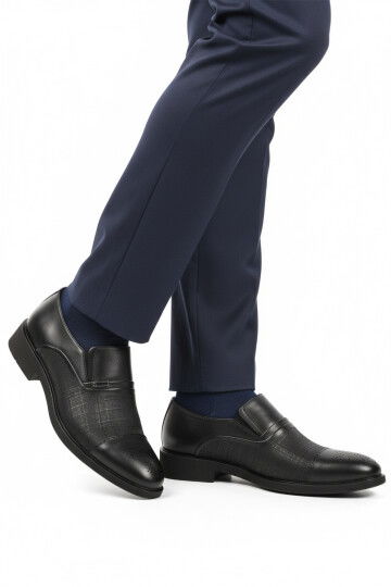 Black Genuine Leather Non-Slip Sole Mens Classic Shoes 380 M