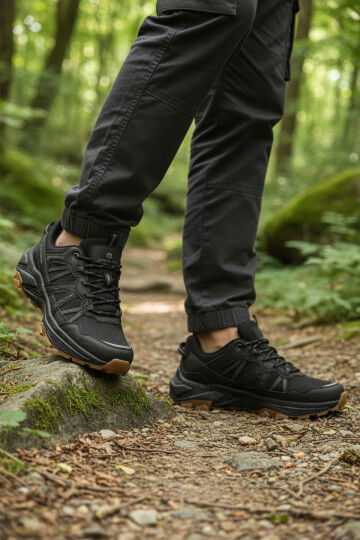 Black Waterproof Non-Slip Outdoor Shoes 101 24682 Rochester M