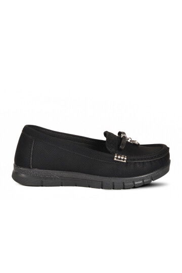 Black Lightweight Flexible Womens Casual Shoes 157 Z