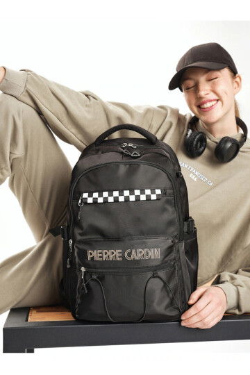 Black Unisex Backpack 07PCT183-S