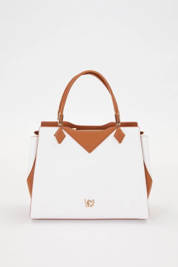 Beyaz Camel Kadın Omuz Çantası 930204