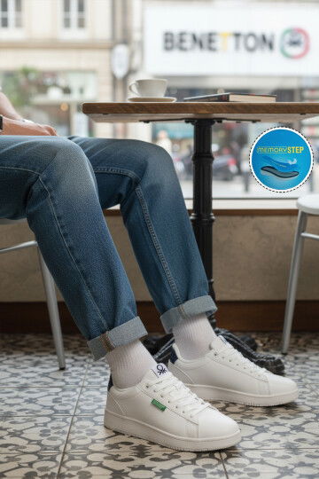 White Mens Sneakers Benetton BNI-10064 M