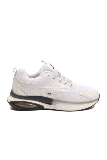Beyaz Fileli Hafif Esnek Memory Foam Erkek Spor Ayakkabı 2294 M