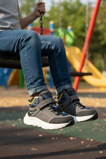 Füme Cırtlı Kaymaz Taban Erkek Çocuk Bot 1973 F