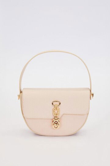 Krem Kadın El ve Omuz Çantası 930930