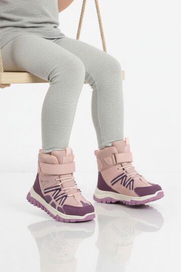 Pudra Cırtlı Kaymaz Taban Kız Çocuk Bot Hilly P