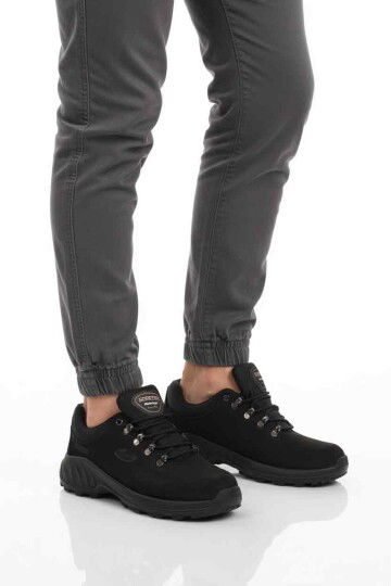 Siyah Su Geçirmez Kaymaz Taban Erkek Outdoor Ayakkabı M4105 M