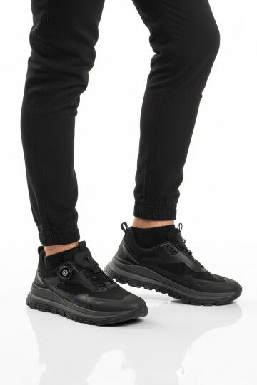 Siyah Misina Bağcıklı Erkek Casual Ayakkabı E284 M